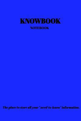 KNOWBOOK Notebook: The place to store all you n... 0368351874 Book Cover