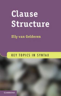 Clause Structure 1107017742 Book Cover