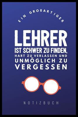 Ein Grossartiger Lehrer Ist Schwer Zu Finden, H... [German] 1080304576 Book Cover