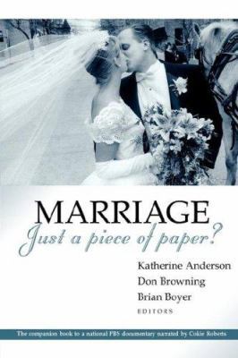 Marriage - Just a Piece of Paper? 0802861652 Book Cover