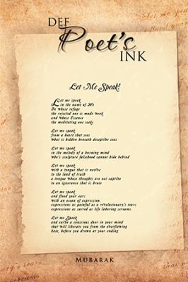 Def Poet's Ink: Let Me Speak! 1462844316 Book Cover