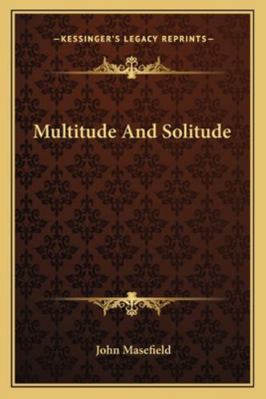 Multitude And Solitude 1162951443 Book Cover