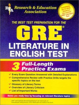 GRE Literature in English Test 0878913467 Book Cover