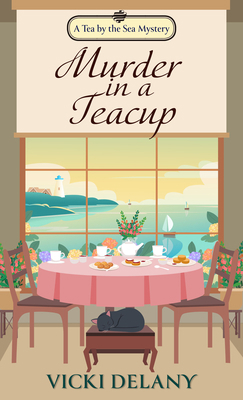 Murder in a Teacup [Large Print] B0BSVRG8DH Book Cover