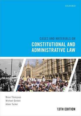 Cases and Materials on Constitutional and Admin... 0198867883 Book Cover