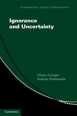 Ignorance and Uncertainty 1108434495 Book Cover