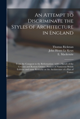 An Attempt to Discriminate the Styles of Archit... 1014367840 Book Cover