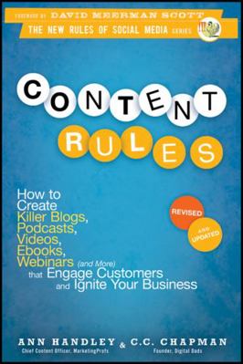 Content Rules: How to Create Killer Blogs, Podc... 1118232607 Book Cover