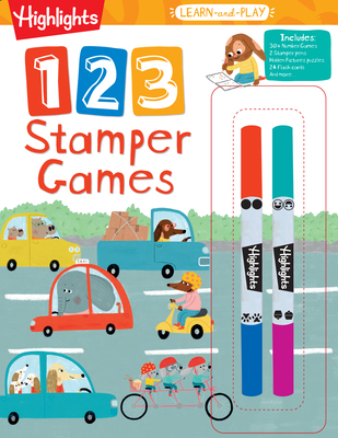 Highlights Learn-And-Play 123 Stamper Games 1644728311 Book Cover
