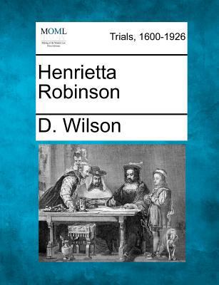 Henrietta Robinson 1275085288 Book Cover