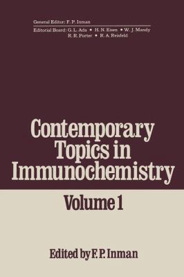Contemporary Topics in Immunochemistry: Volume 1 1475713452 Book Cover