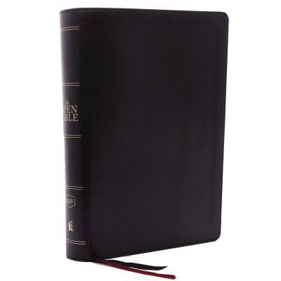 The Kjv, Open Bible, Leathersoft, Black, Indexe... 0785222979 Book Cover