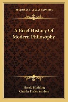 A Brief History Of Modern Philosophy 1163104817 Book Cover