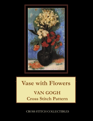 Vase with Flowers: Van Gogh Cross Stitch Pattern [Large Print] 1717112536 Book Cover