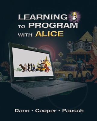 Learning to Program with Alice (W/ CD Rom) [Wit... 0132122472 Book Cover