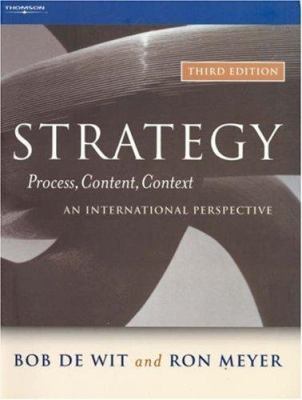 Strategy: Process, Content, Context 1861529643 Book Cover