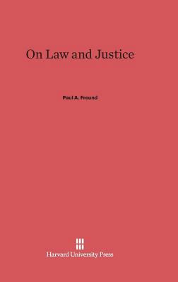 On Law and Justice 0674332458 Book Cover