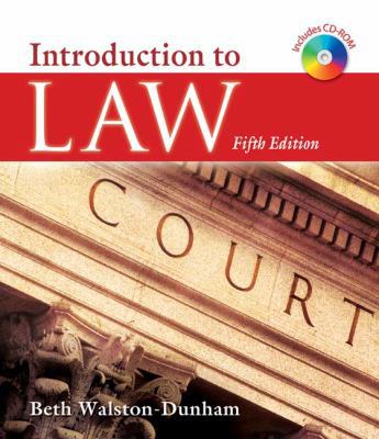 Introduction to Law [With CDROM] B01CCQIRMW Book Cover