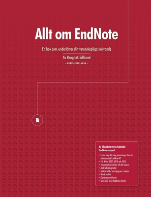 Allt om EndNote [Swedish] 1312897252 Book Cover