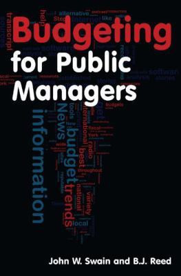 Budgeting for Public Managers 0765625245 Book Cover