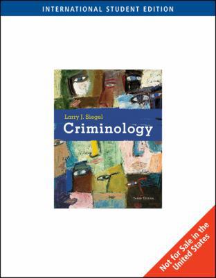 Criminology 0495504084 Book Cover