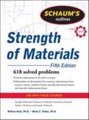 Schaum's Outline of Strength of Materials 0071635084 Book Cover