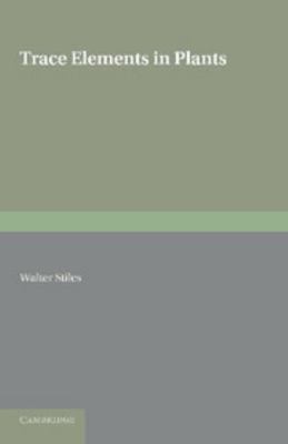 Trace Elements in Plants 1107698375 Book Cover