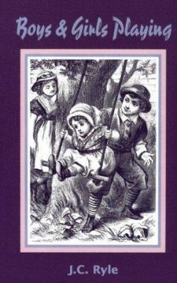 Boys & Girls Playing [Large Print] 1573580465 Book Cover