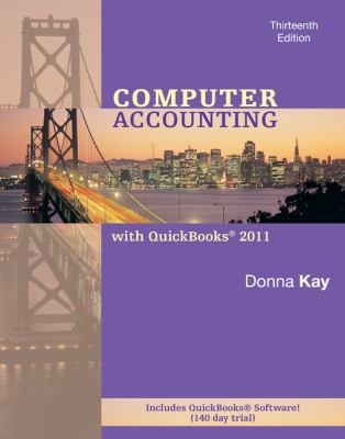 Computer Accounting With Quickbooks 2011 B00728DBS6 Book Cover