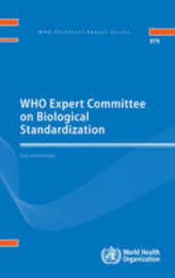 Who Expert Committee on Biological Standardizat... 9241209798 Book Cover