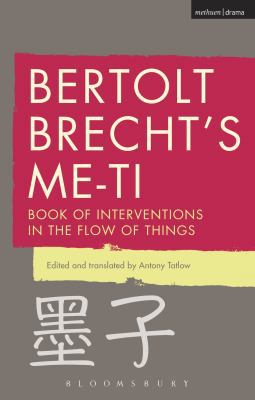 Bertolt Brecht's Me-Ti: Book of Interventions i... 1472579178 Book Cover