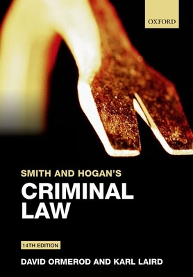 Smith and Hogan's Criminal Law 0198702310 Book Cover