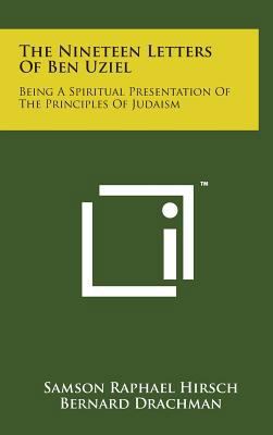 The Nineteen Letters of Ben Uziel: Being a Spir... 1498168078 Book Cover