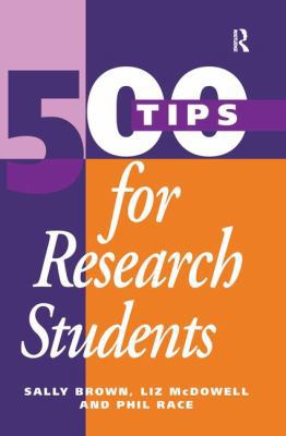 500 Tips for Research Students 113816108X Book Cover
