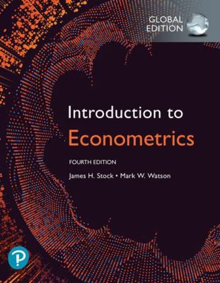 Introduction to Econometrics, Global Edition 1292264454 Book Cover