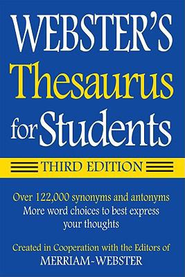 Webster's Thesaurus for Students 1596950943 Book Cover