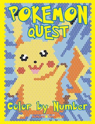 Pokemon Quest Color by Number: Find 20 Pokemon Hidden by Numbers 1548316997 Book Cover