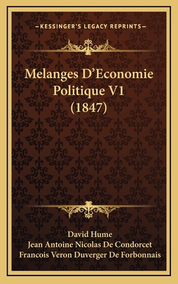 Melanges D'Economie Politique V1 (1847) [French] 1167988752 Book Cover
