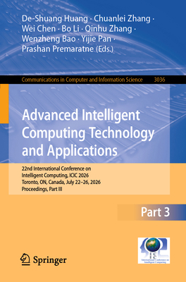 Advanced Intelligent Computing Technology and A... 9819235405 Book Cover