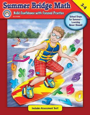 Summer Bridge Math, Grades 3 - 4 1600224520 Book Cover