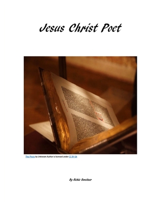 Jesus Christ Poet [Large Print] 1735116300 Book Cover