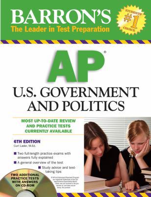 Barron's AP U.S. Government and Politics [With ... B0078XPF3Y Book Cover