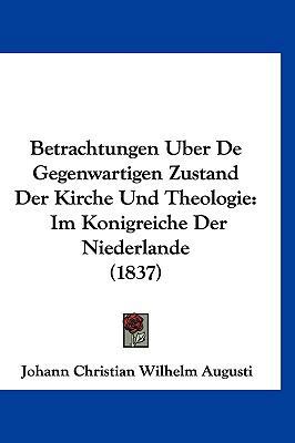 Betrachtungen Uber de Gegenwartigen Zustand Der... [German] 116090829X Book Cover