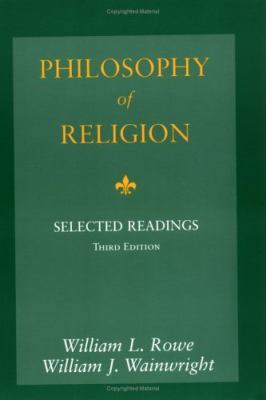 Philosophy of Religion: Selected Readings 0195155114 Book Cover