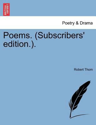 Poems. (Subscribers' Edition.). 1241594678 Book Cover