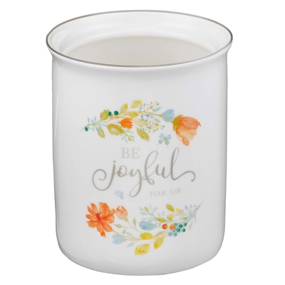 Hardcover Utensil Holder Grateful Floral Book