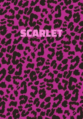 Scarlet: Personalized Pink Leopard Print Notebo... 1670896145 Book Cover