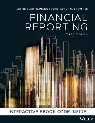 Financial Reporting, 3rd Edition 0730369463 Book Cover