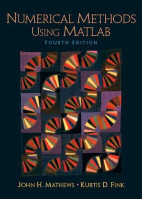 Numerical Methods Using Matlab 0130652482 Book Cover