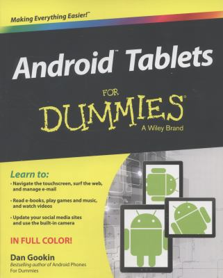 Android Tablets for Dummies 111854319X Book Cover